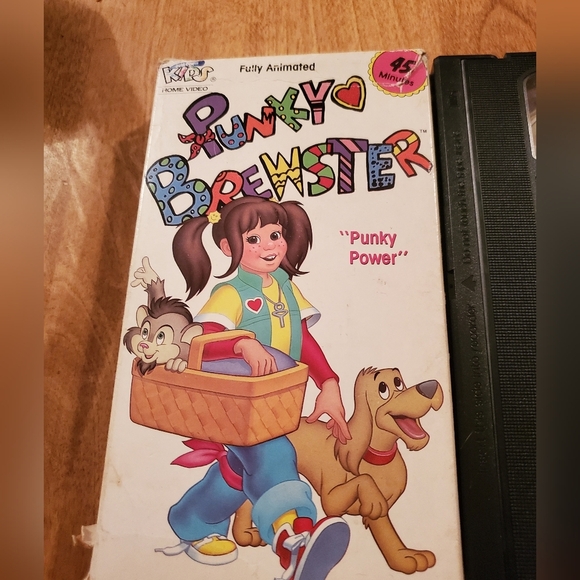 1985 PUNKY BREWSTER: PUNKY POWER ANIMATED VHS VIDEO, JUST FOR KIDS FEATURE - Picture 1 of 8